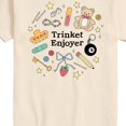 thumbnail image 3 of Instant Message - Trinket Enjoyer Short Sleeve Graphic T-Shirt, 3 of 6