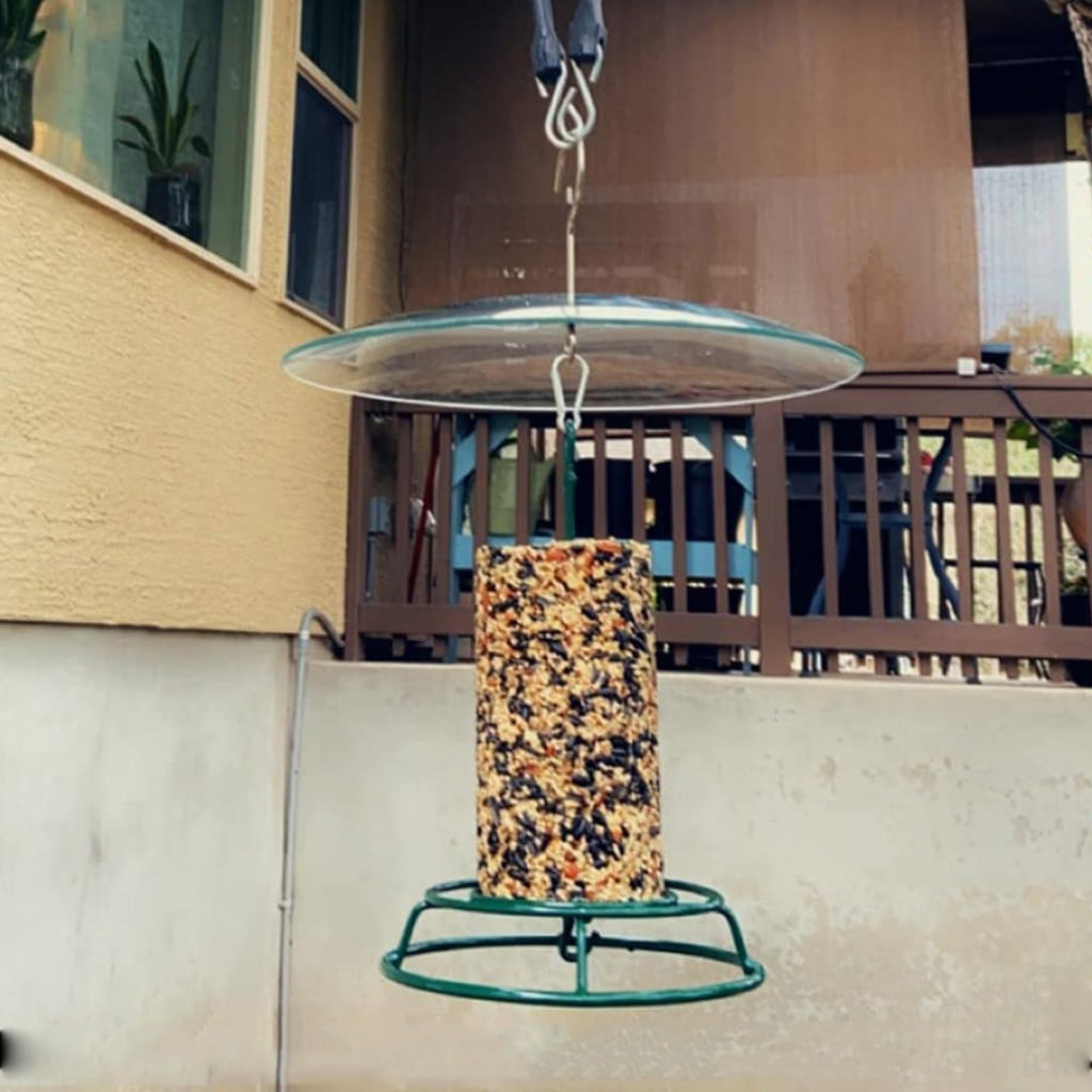 Hanging Bird Feeders Rain Covers 33cm Clear Dome Rain Covers Umbrella Outdoor Rain Protectors for Feeding Station