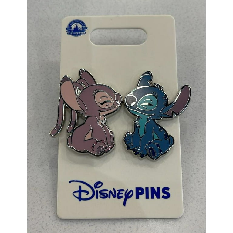 Disney Parks Angel and Stitch Pair Love Pin Set New with