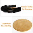 thumbnail image 6 of Cat Arch Self Groomer For Indoor Cats Back Scratcher Cat Grooming Massage Brush With Sturdy Cat Scratching Pad Durable Brusher, 6 of 8