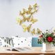 thumbnail image 3 of Pegatina de pared de mariposa 3D hueca para decoración de boda, ventana de sala de estar, decoración del hogar, pegatinas de mariposas doradas y plateadas, 12 piezas, nuevo, 3 of 4