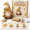 thumbnail image 1 of HWRETIE Diy Patchwork Gnome Kit,Craft Your Own Gnome,Complete Sewing Set for Home Decor,Festive Holiday Gift, 1 of 7