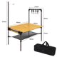 thumbnail image 2 of Tabla esplicable Irfora Mesa portátil de aleación de aluminio para acampar, mesa desmontable multifuncional para exteriores, mesa para Picnic, pesca, barbacoa Irfora Tabla esplicable, 2 of 7