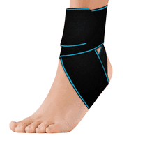 Emlimny Ankle Support,Adjustable Ankle Brace Breathable Nylon Material Super Elastic and Comfortable,1 Size Fits all, Suitable for Sports (blue 1pcs)