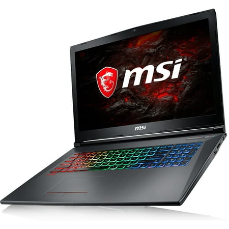 MSI 17.3" Full HD Gaming Laptop, Intel Core i7 i7-7700HQ, NVIDIA GeForce GTX 1060 6 GB, 1TB HD, 128GB SSD, Windows 10, GF72VR 7RF-651