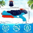 thumbnail image 5 of Paquete de 2 pistolas de agua para niños y adultos, 840 cc, pistola de agua Super Soaker, alcance de 30 pies, juguetes de piscina, juguetes acuáticos, piscina de verano, playa., 5 of 5