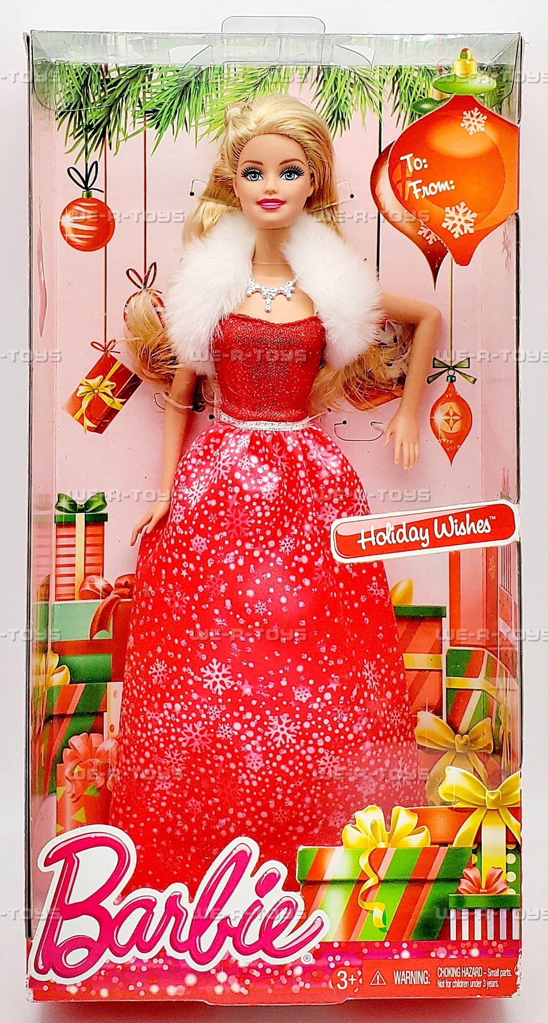 Holiday Barbie 2014 Barbie人形 Barbie 2014 Holiday Wishes Doll Mattel CCP45 - Walmart.com