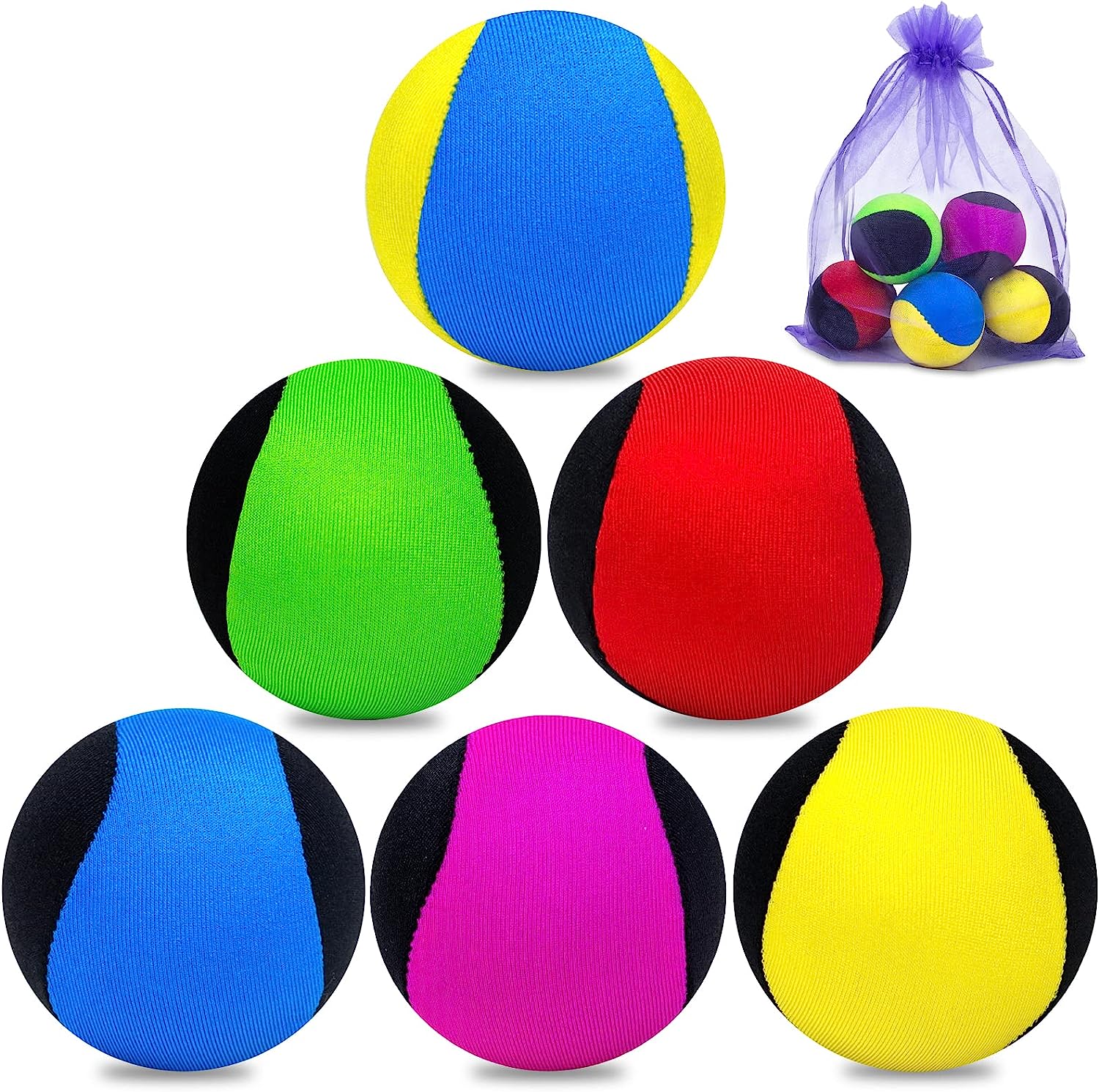 LOYATANK Water Skipping Ball Pool Toys, Summer Water Ball 6 Pack Water