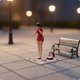 thumbnail image 3 of Figura miniatura de resina Propuesta femenina, 3 of 9