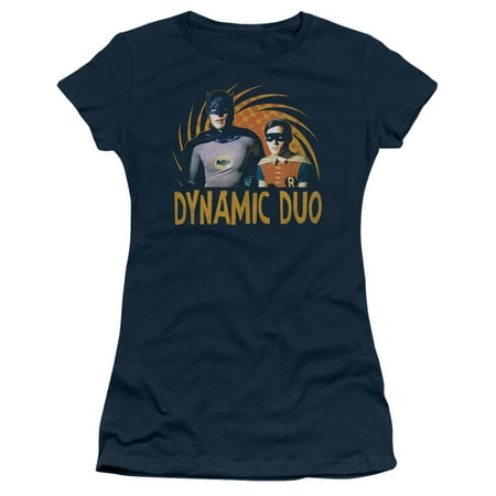 Batman Juniors T-shirt - Batman Classic Tv Dynamic Officially Licensed Juniors T Shirt