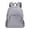 School Backpack - Grey, variant on Gyujnb School Backpack, Lightweight Hiking Backpack Compact Travel Daypack for Outdoor Activities and Everyday Use with Zipper and Side Pockets, Backpack for School