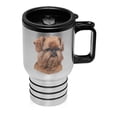 thumbnail image 1 of Brussels Griffon Uncropped - Linda 16oz Stainless Steel Tumbler, 1 of 1