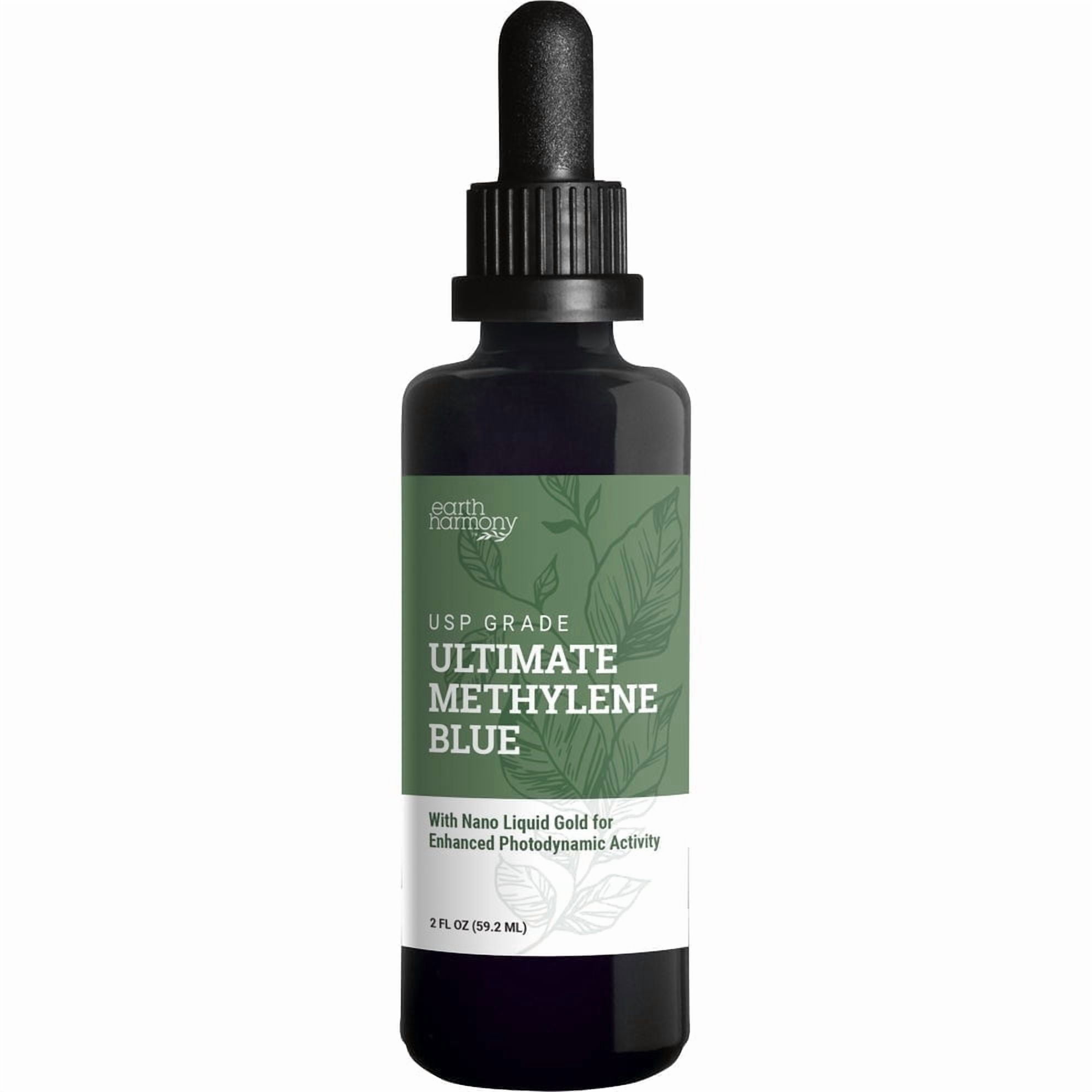 Earth Harmony Methylene Blue, Pharmaceutical Grade, 2 fl oz