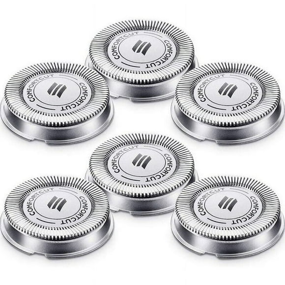 6 Pack SH30 Replacement Shaver Heads Compatible with 1000, 2000, 3000 Series Electric Shavers