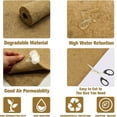 thumbnail image 3 of 10 Pack Jute Plant Grow Mat for Microgreens,Bexikou Hydroponic Grow Pads,Hemp Fiber Mats Sprouting Pads Microgreens Growing Kit for Indoor Organic Wheatgrass Sprouts(9.84" X 9.84" ), 3 of 7