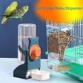 thumbnail image 5 of 2 Pcs Bird Feeders Water Dispenser Set, Automatic Parrot Feeder Drinker Cage Accessories, 5 of 7