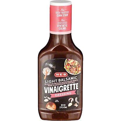 H-E-B Light Balsamic Vinaigrette Dressing, 16 oz