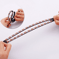 thumbnail image 4 of Fashion Rhinestone and Crystal Hard Headbands,Double Row Non-slip Teeth Hairband for Women, 4 of 5