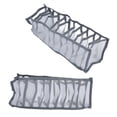 thumbnail image 3 of Underwear Organizer Mesh Foldable Breathable Multi Cells Socks Storage Box for Bras Panties11 Cells, 3 of 7