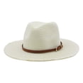 thumbnail image 3 of Shadoumai Straw Sun Hats for Women 2026 Summer Beach Wide Brim Bucket Hat Foldable UV Protection Floppy Fishing Cap Vacation, 3 of 3
