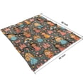 thumbnail image 3 of Colorful Princess Castle Pattern Blanket,Comfortable Soft Flannel Throw Blanket,All Season,Warm Lightweight Blankets for Sofa Bed Couch Living Room Chair,50"x60", 3 of 4