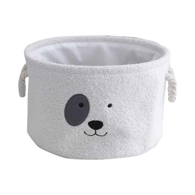 Fareti Cube de Rangement Autoportant pour Étagères et Garde-Robe, Bac de Rangement avec Poignées, Panier de Rangement Pliable