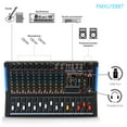 PYLE PMXU128BT 12Ch. Bluetooth Studio Mixer DJ Controller Audio