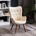 thumbnail image 2 of Accent Chair | Comfortable for Foyer or Dining Room | Silky Velvet Tufted Design | Solves Lack of Elegant Seating, 2 of 6