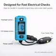 thumbnail image 3 of Automotive Circuit Fault Probe Tester, High-Precision 12V Circuit Tester with Battery Included, Real-Time Current Tester for Fuse & Relay Testing, Electrical Diagnosis, Parasitic Draw Checks (1), 3 of 9