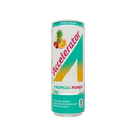 Accelerator Tropical Punch Energy Drink, 12 fl oz can