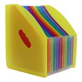 thumbnail image 1 of Lojalitet A4 file folder oblique telescopic organ bag multi-layer classification data rack,Yellow, 1 of 5