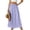 A527 Purple, variant on Women's High Waisted Maxi Tiered Skirt Eyelet Embroidery Cotton Boho Flowy A-Line Long Skirt with Elastic Waist For Summer Beach Vacation Casual Daily Wear