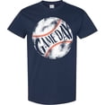 thumbnail image 3 of Inktastic Game Day Distressed Baseball T-Shirt, 3 of 5