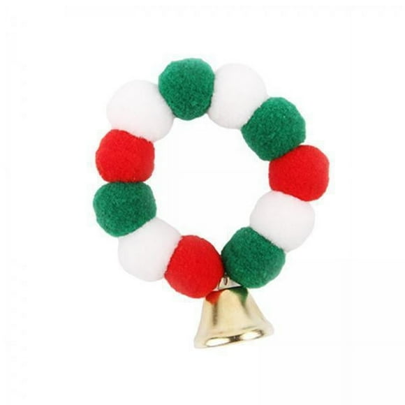 kusrkot 4xElastic Cat Collar Cute Christmas Pets Collar for Party Favors Outdoor Sports 4 Pcs