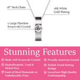 thumbnail image 2 of Cate & Chloe Nailea 18k White Gold Plated Pendant Necklace with Swarovski Crystals Gift for Women, 2 of 7