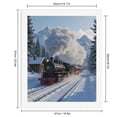 thumbnail image 2 of Paint by Numbers Kit for Adults, Winter Train Snowy Landscape Paint by Numbers, Easy Paint by Numbers Kit for Adults Beginner, DIY Adult Paint by Number Kits on Canvas, Home Decor, 2 of 7