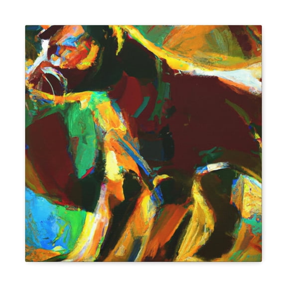 Cougar in Expressionism - Canvas