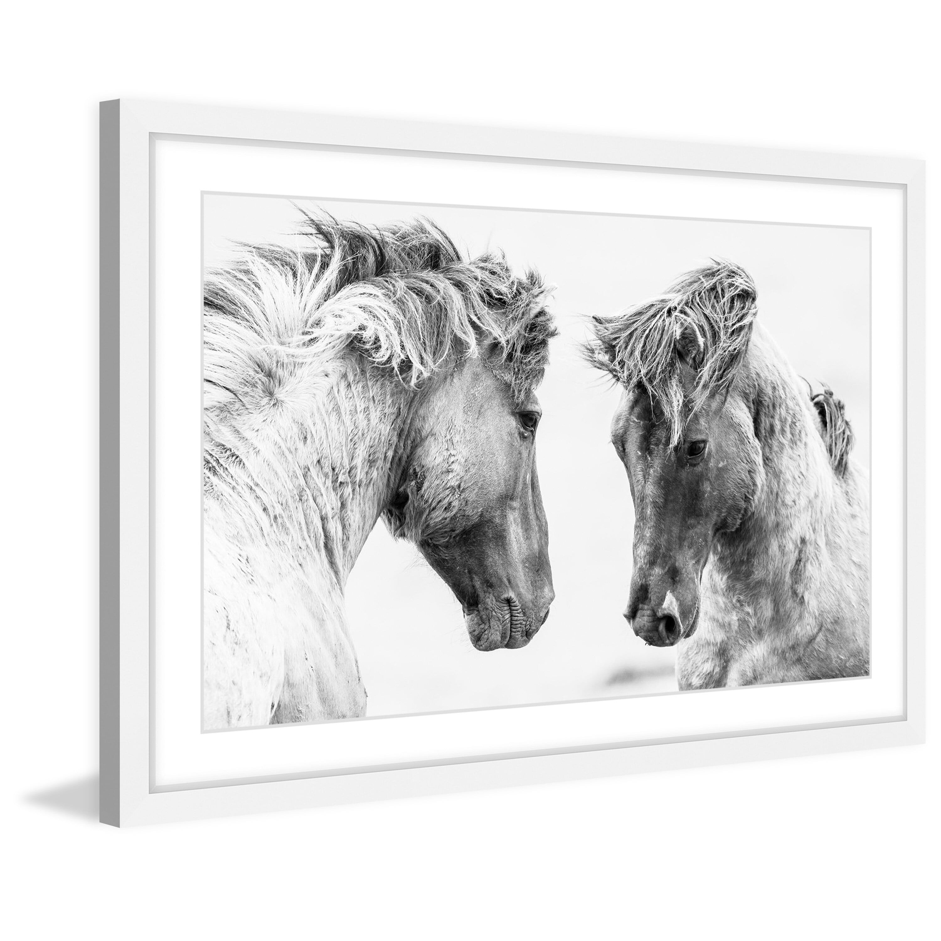Marmont Hill Horse Pair Framed Wall Art