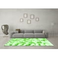 thumbnail image 3 of Ahgly Company Indoor Round Abstract Green Modern Area Rugs, 3' Round, 3 of 4