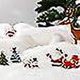 thumbnail image 2 of BR Juego de cubierta de nieve navideña: manta de nieve, decoraciones artificiales de pueblo de nieve, accesorios de nieve falsos para el centro comercial del hotel, 2 of 5