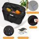 thumbnail image 5 of Bolsa de almuerzo MAXTOP con aislamiento térmico para hombre y mujer, color negro, 5 of 6
