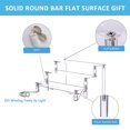 thumbnail image 3 of Cupcake Stand 3 Tiers Cake Display Stand with LED Light String Acrylic Cupcake Display Shelf Transparent Dessert Tower Table Top Decoration for Birthday Party Wedding Baby Shower, 3 of 8