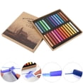 thumbnail image 3 of Rupoun Fluorescent Crayons 24-Color Disposable Hair Dye & Painting Chalk – Soft Powder Brush, Lightfast Pigments, Ideal for Pastel & Graffiti, 3 of 6