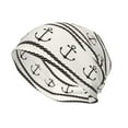 thumbnail image 2 of Logiee Anchors and Ropes Print Unisex Knit Beanie for Men Women Winter Hat,Beanies Skull Caps, 2 of 7