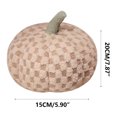 thumbnail image 3 of Puntoco Almohada de calabaza con relleno de lana, cojín de calabaza, tapete de piso con forma de calabaza, regalo de calabaza, juguete de decoración para el hogar, 3 of 3