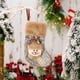 thumbnail image 4 of 1 pieza de material de poliéster Dibujos animados Calcetines navideños Bolsas de regalo navideñas Árbol de Navidad/chimenea/ventana/escalera Colgantes decorativos, 4 of 6