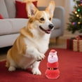 thumbnail image 4 of BESTSKY Holiday Pet Toys Christmas Themed Chew Resistant Squeaky Dog Toys for Small Breeds Reindeer Santa Tree Shapes Bite Proof Fun 3X3Inch, 4 of 7
