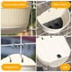 thumbnail image 5 of Mimbre Para Colgar En La Pared, Cesta De Almacenamiento Para Macetas Para Decoración Interior Y Exterior seitruly HA041257-02, 5 of 6