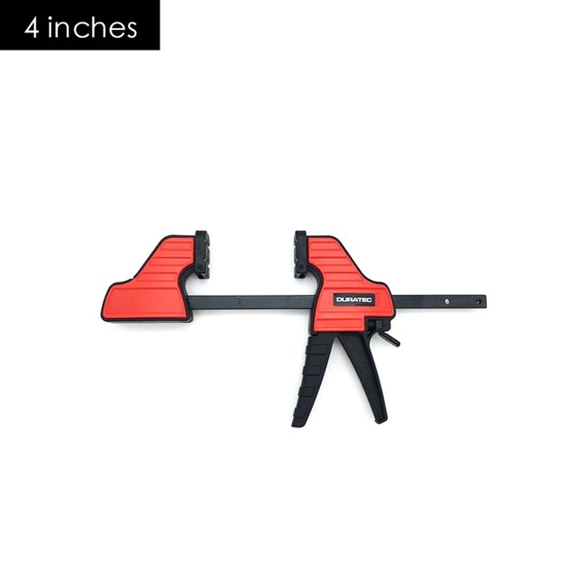 TFixol 4-Inch Fast Clip Fixing F Fixture Heavy Duty Wood Board Clamp Strong Clamp Woodworking Tool