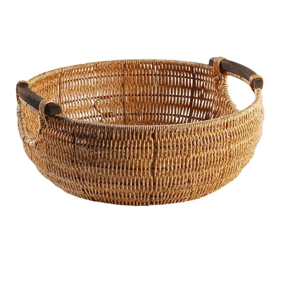 GROWTH TANK Panier Rond Tissé pour Fruits Bol à Fruits Plat de Boulangerie Organisateur de Rangement Réutilisable pour 33,5 cm X 15 cm
